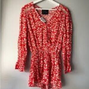 Blue Life Coral Floral Jumper